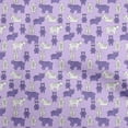 thumbnail image 1 of oneOone Velvet Purple Fabric Animal Sewing Craft Projects Fabric Prints By Yard 58 Inch Wide, 1 of 5