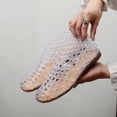 thumbnail image 6 of Jelly Mesh Ballet Ballerina For Women Adult Hollow Jelly Clear Sandals Beach Ballet Low Heel Comfortable Summer Beach Jelly Shoes, 6 of 8