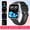 Silvery Black A, variant on Smart Watch for Android iPhone - 1.85" HD Display, Call Answering, Fitness Tracker, Pedometer, USB Rechargeable, Sports Modes, Pink/Black