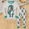 thumbnail image 2 of Caqnni Toddler Baby Girl Clothes 1T 2T 3T 4T 5T Fall Winter Outfits Contrast Color Long Sleeve Sweatshirt + Pants Sets for 0 6 12 18 24 M 1t 2t 3t Pajamas & Dailywear Set(Light Green,7-8 Years), 2 of 4