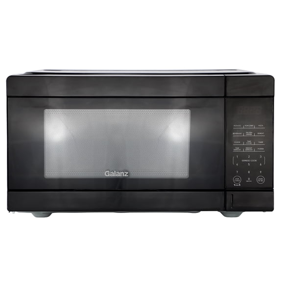 Galanz 0.9 Cu Ft. 900 Watt Counter Top Microwave Oven in Black