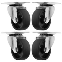 OHOIOLLA 4Pcs Nylon Caster Wheels for Office Chairs Heavy Duty Swivel Movement Indoor Use