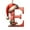 E, variant on Beautynvta 26 Initial Letter Ornaments Christmas Tree Decoration, 3.1'' Acrylic Christmas Letter Pendant with Xmas Hat, Personalized Gifts Christmas Alphabet Hanging Ornaments for Xmas Decor, A