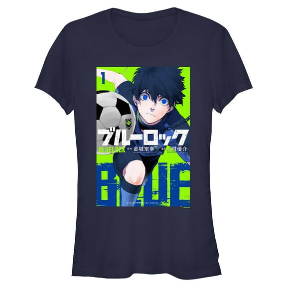 Juniors Blue Lock Manga Cover T Shirt