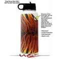 thumbnail image 2 of Skin Wrap Decal compatible with Hydro Flask Wide Mouth Bottle 32oz Fractal Fur Tiger (BOTTLE NOT INCLUDED), 2 of 3