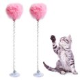 thumbnail image 2 of 2PCS Cat Teaser Wand Interactive Pompom Bell Spring Suction Cup Cat Wand Cat Toy, 2 of 10
