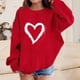 thumbnail image 5 of Blusas y camisas de manga larga con cuello redondo Estampado para niños Estampado de manga larga Casual Suelto Forro polar para mayor calidez Sudadera con capucha de manga larga con cuello redondo par, 5 of 5