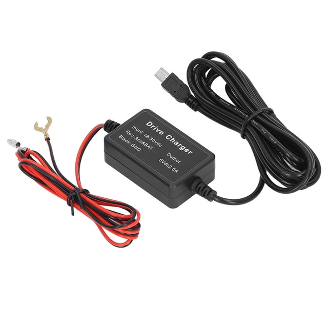 Kit de Cablado de Cámaga de Salpicadero, Cámara de Espejo de Vigilancia de Alta Seguridad, Navegador GPS, Detector de Radar 24h para accesorios de Coche