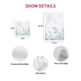 thumbnail image 7 of Seahorse Coastal Kitchen Dish Towels for Drying Dishes Set of 2, Summer Beach Ocean Nautical Coral Waffle Weave Microfiber Hand Tea Bathroom Towels Quick Dry & Absorbent Towel 15.7x23.6, 7 of 7