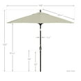 thumbnail image 5 of California Umbrella GSPT908117-SA53 9 ft. Aluminum Market Umbrella Push Tilt - Bronze-Pacifica-Canvas, 5 of 5