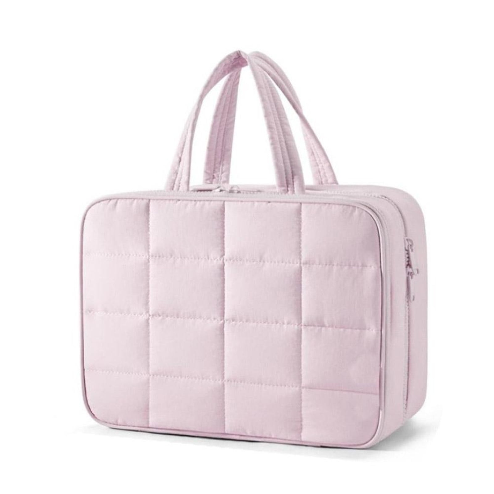Travel Toiletry Bag for Women, Hanging Travel Bag for Toiletries, Puffy Makeup Cosmetic Bag Organizer, Carry-on Travel Accessories Essentials (b)