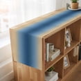 thumbnail image 6 of Table Runners 90 Inches Long Dress Scarves, Navy Blue Yellow Ombre Farmhouse Coffee/Dining/Kitchen Table Runner for Living Room, Farmhouse Modern Gradient Art 13x90 Inch, 6 of 9