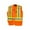 Orange, variant on Pioneer Hi Vis 600D PU-Coated Oxford Surveyor's Safety Vest - 21 Pockets - Snap Closure - Hi-Vis Orange