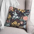 thumbnail image 3 of Creative Products Bright Floral Pattern 18x18 Spun Poly Pillow, 3 of 3