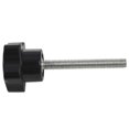 thumbnail image 4 of 6 pcs M6 x 50 mm locking star-shaped plastic head male thread knob grip, 4 of 5