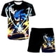thumbnail image 5 of Nuevas camisetas de verano para niños, camisetas de Sonic, pantalones cortos, conjuntos de 2 piezas, camisetas de anime para niños, conjuntos de ropa de verano para bebés, 5 of 5