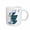 White, variant on 3drose, Outline of Scotland with the Keith Clan Family Tartan., 11oz Mug