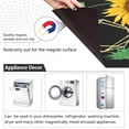 thumbnail image 3 of Coolnut Golden Sunflowers Dishwasher Magnet Cover for The Front Door,Reusable Refrigerator Door Decor Magnet Sticker for Kitchen Home Decor 23" x 26", 3 of 6