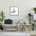 thumbnail image 2 of Stupell Industries Contemporary Hummingbird Animal Minimal Rainbow Watercolor Modern Painting Black Framed Art Print Wall Art, 24 x 24, Design by Carol Robinson, 2 of 8