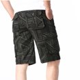 thumbnail image 4 of Puntoco Shorts Hombre Casuales Playa Liso Moda,Pantalones Cortos Deportivos Para Hombre Con Bolsillos De Secado Rápido Baloncesto Correr Ciclismo,Promoción, Alto Y Grande, 4 of 5