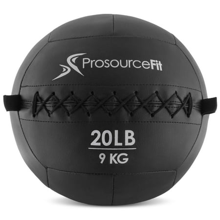 ProsourceFit Soft Medicine Balls with Color-Coded Weights, 20 lb
