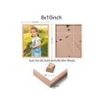 thumbnail image 5 of 2pcs Wooden Picture Frames With Argyle Pattern Backing, Artistic Home Decor Wall Hanging & Tabletop Frame, 5 of 5