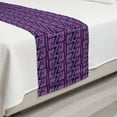 thumbnail image 2 of Retro Bed Runner, Cassette in 80's Style in Distorted Like Perspective View Illustration, Decorative Accent Bedding Scarf for Hotels Homes and Guestrooms, Twin, Fuchsia and Blue Violet, by Ambesonne, 2 of 2