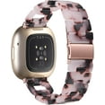 thumbnail image 3 of REQO Compatible with Fitbit Versa 4＆Sense 2 Band Women Men,Adjustable Resin bands Replacement Sport Watch Wristband Compatible with Fitbit Versa 3＆Sense bands for women men, 3 of 7