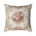 thumbnail image 2 of Funda de cojín decorativa floral con cremallera oculta para sofá, cama o silla – Suave y lavable. Decoración para el hogar., 2 of 6