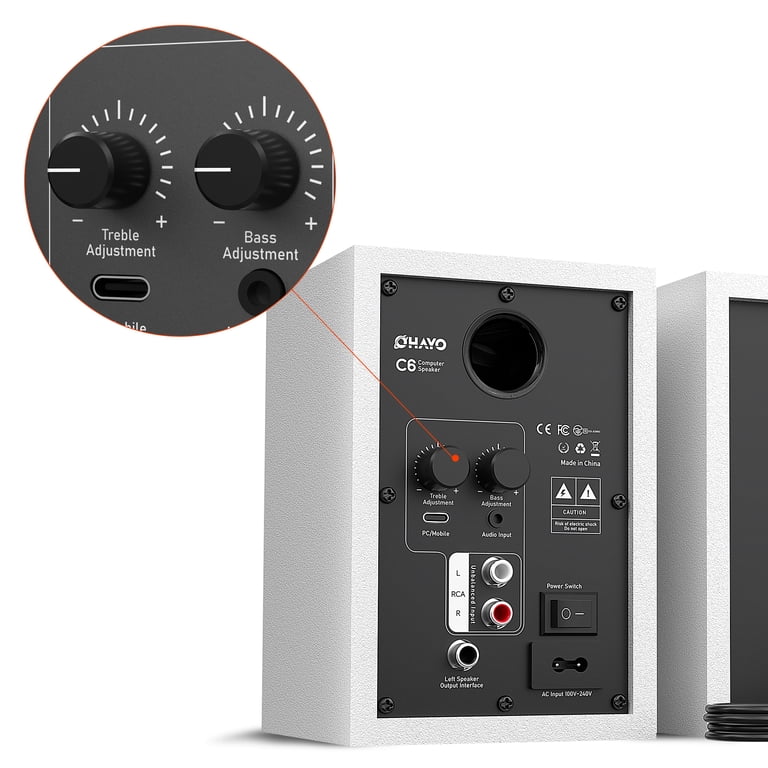 Ortizan 60W Computer Speakers, Bluetooth 5.3, USB-Powered, Stereo