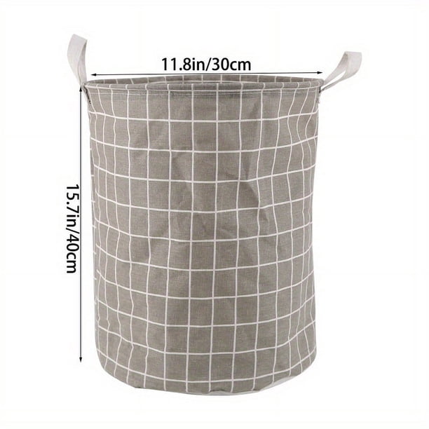 1pc Round Dirty Clothes Basket, Laundry Basket, Portable Dirty Clothes Hamper