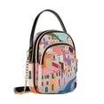 thumbnail image 7 of FORMRS Crossbody Bag for Women Quilted Travel Shoulder Cell Phone Purse with Chain Strap Handbag, Abstract Painting, 7 of 7