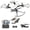 White, variant on Boy Toys Age 8-10 Years Old, Drone with HD FPV Camera Remote Control Toys Gifts for Boys Girls with Altitude Hold Headless Mode Start Speed Adjustment, Black, 16x13x6.5cm(6.2x5.1x2.5in)