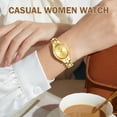 thumbnail image 4 of LIEBIG Small Gold Watches for Women Dainty Analog Ladies Quartz Watch Oval Case Waterproof, 4 of 10
