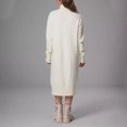 thumbnail image 2 of Women's Winter Maxi Sweater Dress Oversize Long Sleeve Knit Pullover Bell Loose, 2 of 5
