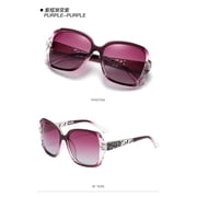 Women Sunglasses Ladies Oversized Polarised Sunglasses Sparkling Large Frame Sunglasses for Women