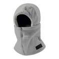 thumbnail image 1 of Pasamontañas para clima frío, forro polar térmico para esquí, cuello y cara, capucha para motocicleta gris claro, 1 of 7