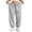 Gray -BU27, variant on Nestiefly Petite Sweatpants For Women Trendy Elastic Waist Bottom Lounge Pant Lightweight Baggy Joggers With Pocket 2026 Black S