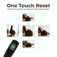 thumbnail image 6 of Elderly Dual Motor Power Lift and Massage and Heat Recliner, Brown, 6 of 9