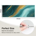 thumbnail image 5 of Teal Gold Marble Pattern Kitchen Rug Mat,Kitchen Runner Rugs Non Skid Washable,Decorative Kitchen Floor Mats for Kitchen,Sink,Laundry,17"X47", 5 of 5