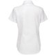 thumbnail image 2 of B&C- Camisa de manga corta Oxford para mujer (Blanco), 2 of 2