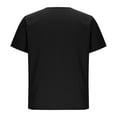 thumbnail image 5 of IYTR Scrub for Men's V-Neck Scrub Top with 1 Chest Pocket Short Sleeve Nurse Uniform Tshirts Casual Shirts Pockets (Black,S), 5 of 7