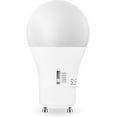 thumbnail image 3 of | 9w, 60W Eq, GU24 Base LED 2 Prong Light Bulbs, UL Approved, 120v, Mini Twist Lock, 5CCT (2700K-5000K) Dimmable - Replaces Spiral Self Ballasted CFL Two Pin Fluorescent Bulbs (4PK), 3 of 6
