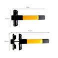 thumbnail image 2 of Heavy-Duty Security Steering Wheel Lock, Anti Theft Device With Precision Lock Cylinder For Cars, Vans, And Trucks, 2 of 5