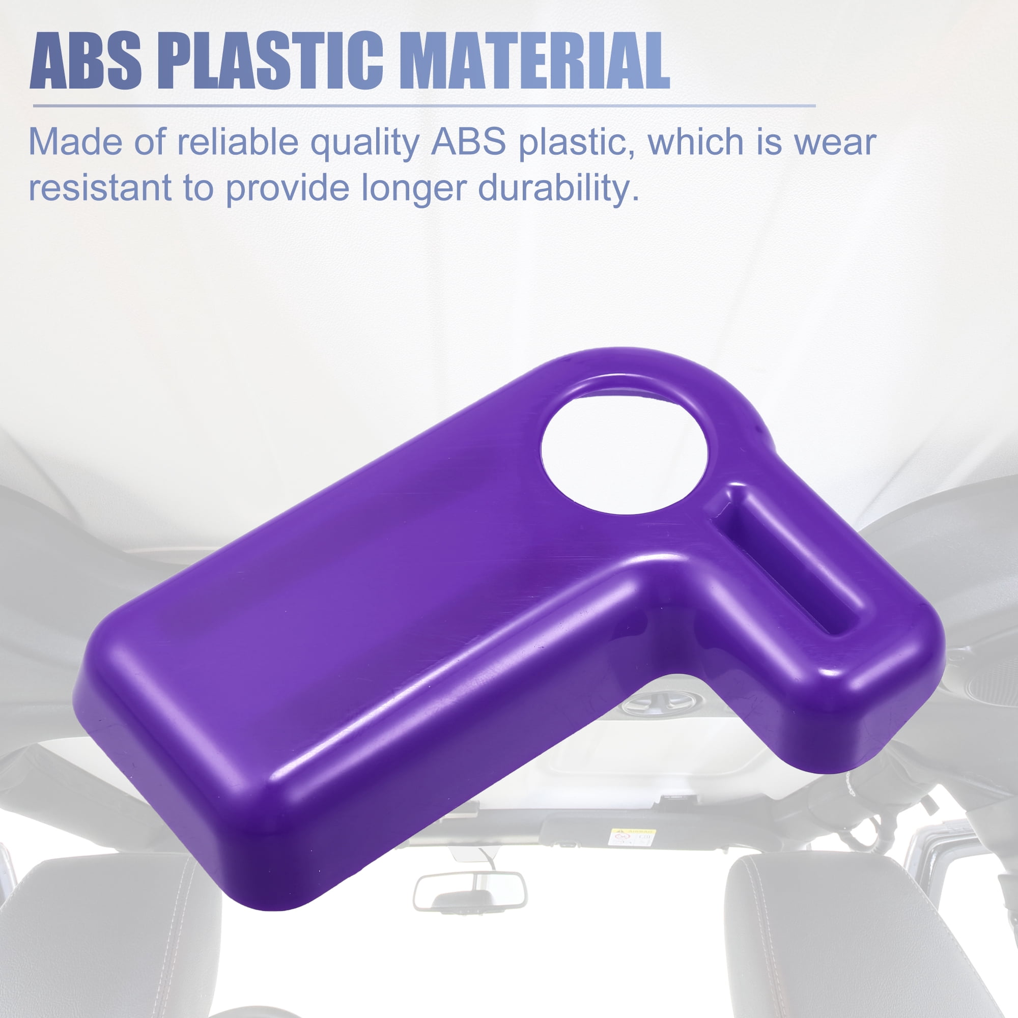 Unique Bargains 4pcs Hardtop Roof Removal Switch Handle Cover for Jeep Wrangler JK JKU 2007-2017 Purple