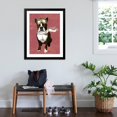 thumbnail image 3 of Art.com Boston Terrier Flying Ace Art Print by Fab Funky, Black Frame Wall Art, 32" x 40", 3 of 5