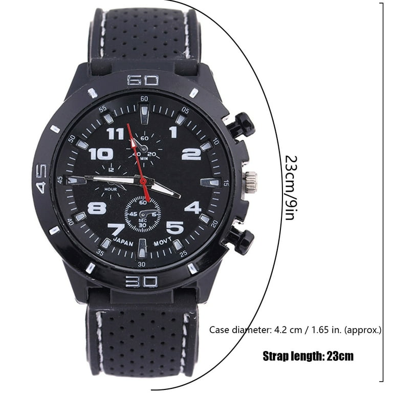Low Price Clearance Quartz Watch Men Military Watch Sports Watch Silicone Strap Sports Watch Walmart
