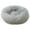 #01 Gray, variant on FNOCHY WINTER Calming Dog Beds for Small Medium Large Dogs - Round Donut Machine Washable Dog Bed, Anti-Slip Faux Fur Fluffy Donut Cuddler Cat Bed, Multiple Sizes XS-XXL