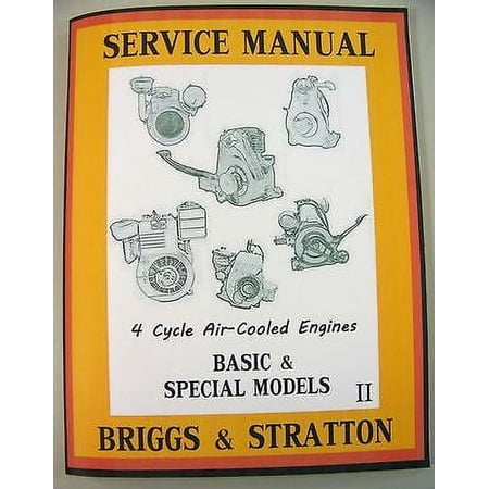 Briggs And Stratton 6Bsr6 6B 6Bfb Engine Service Shop Overhaul Repair Manual
