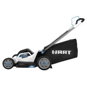 HART 40-Volt 20-inch Cordless Brushless Push Mower Kit, (1) 6.0Ah Lithium-Ion Battery